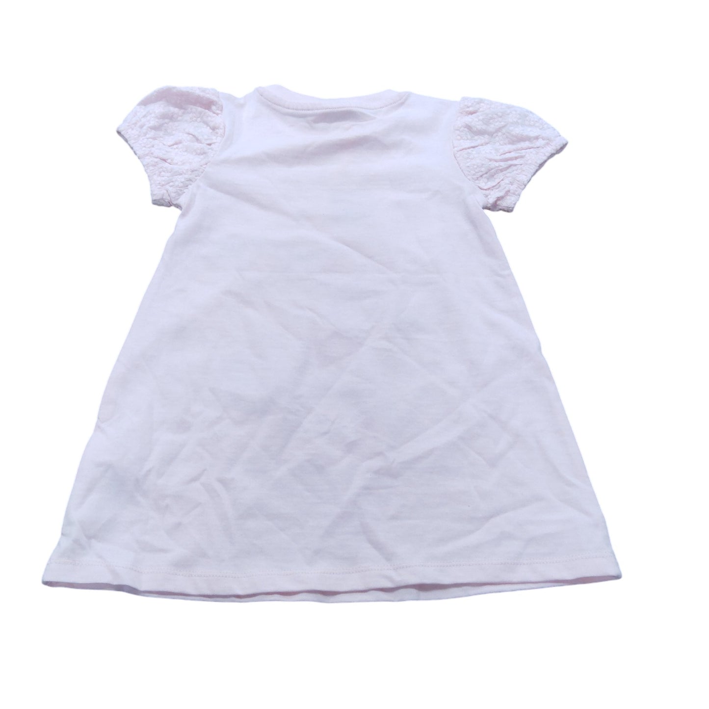 River Island Pink Girls T Shirt 12 18 Months Sunglasses Design Short Sleeve