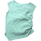 River Island Girls Tank Top 9-10 Years Light Green Gem Embellished Asymmetric