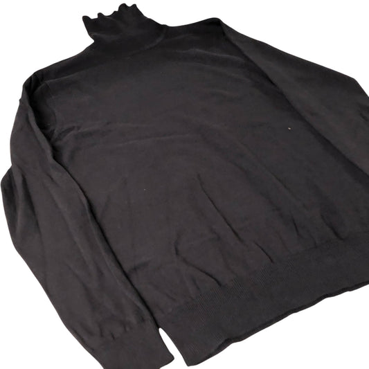 Brave Soul Hume A Brown Turtleneck Sweater Men's Cotton Long Sleeve Large