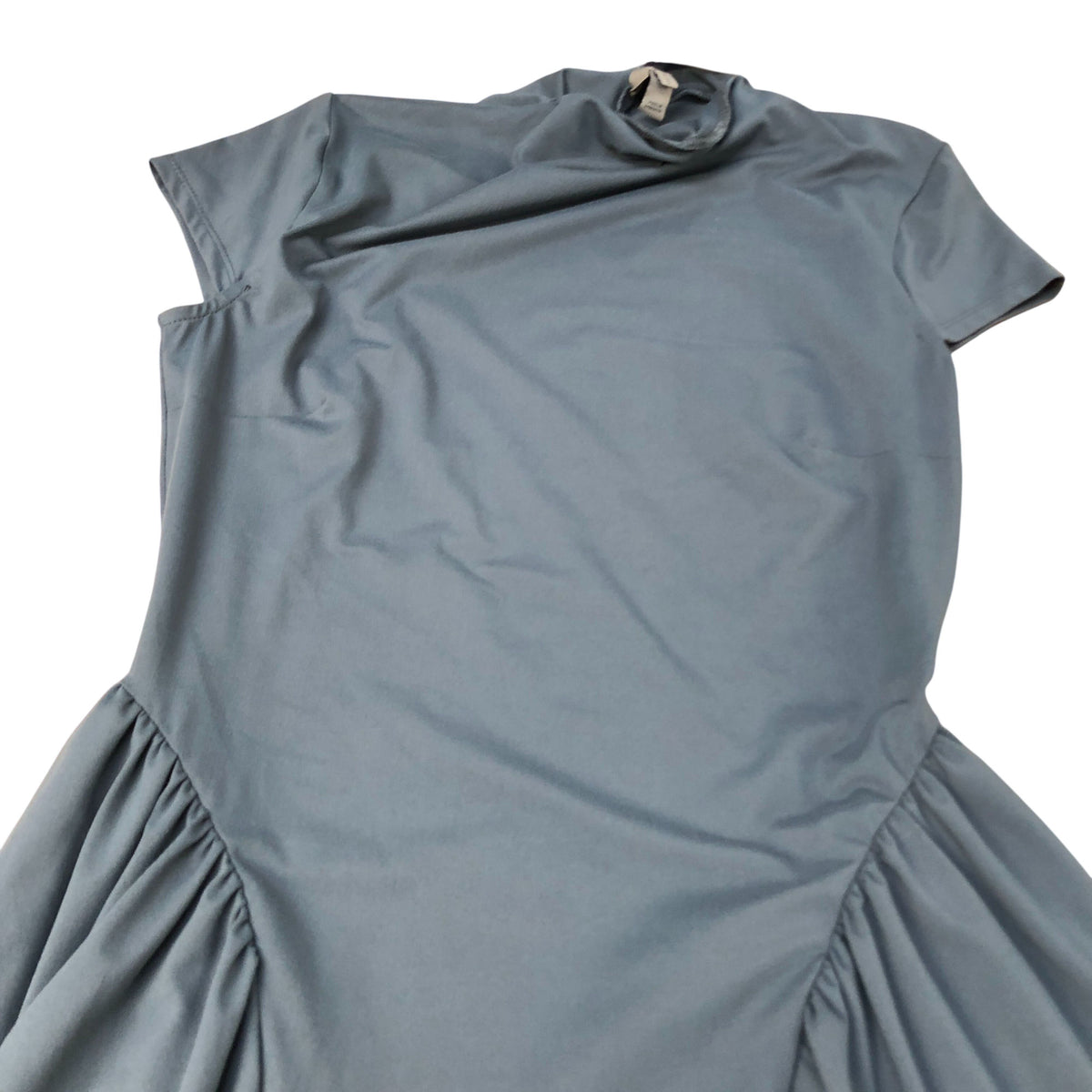 River Island Maxi Dress UK Size 10 Women's Casual Grey Short Sleeve Flowy