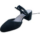 Black Suede Heels Size 6 Women's Block Heels Adjustable Strap