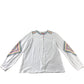 Boden White Embroidered Shirt - Size 12