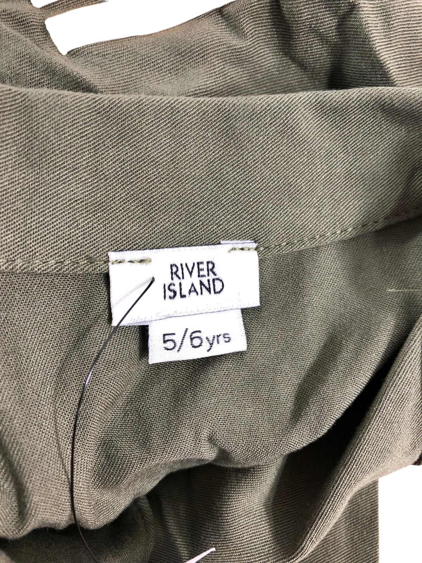 River Island Hayashima Short Sleeve Shirt 5 6 Years Boys Green Tiger Graphic