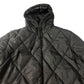 Brave Soul Hooded Puffer Jacket Unisex Black Quilted Warm Outerwear UK12