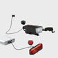 OMERIL LD320 Bike Light Set LED USB Rechargeable with Taillight Horn