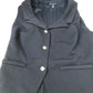River Island Black Jumpsuit Women's Flared Trousers With Blazer Top Size XL