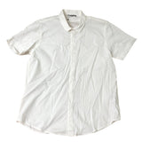 Fluid XL Short Sleeve Shirt Men Cotton Blend White Casual Top