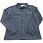 Onfire Long Sleeve Button Shirt Grey Size M