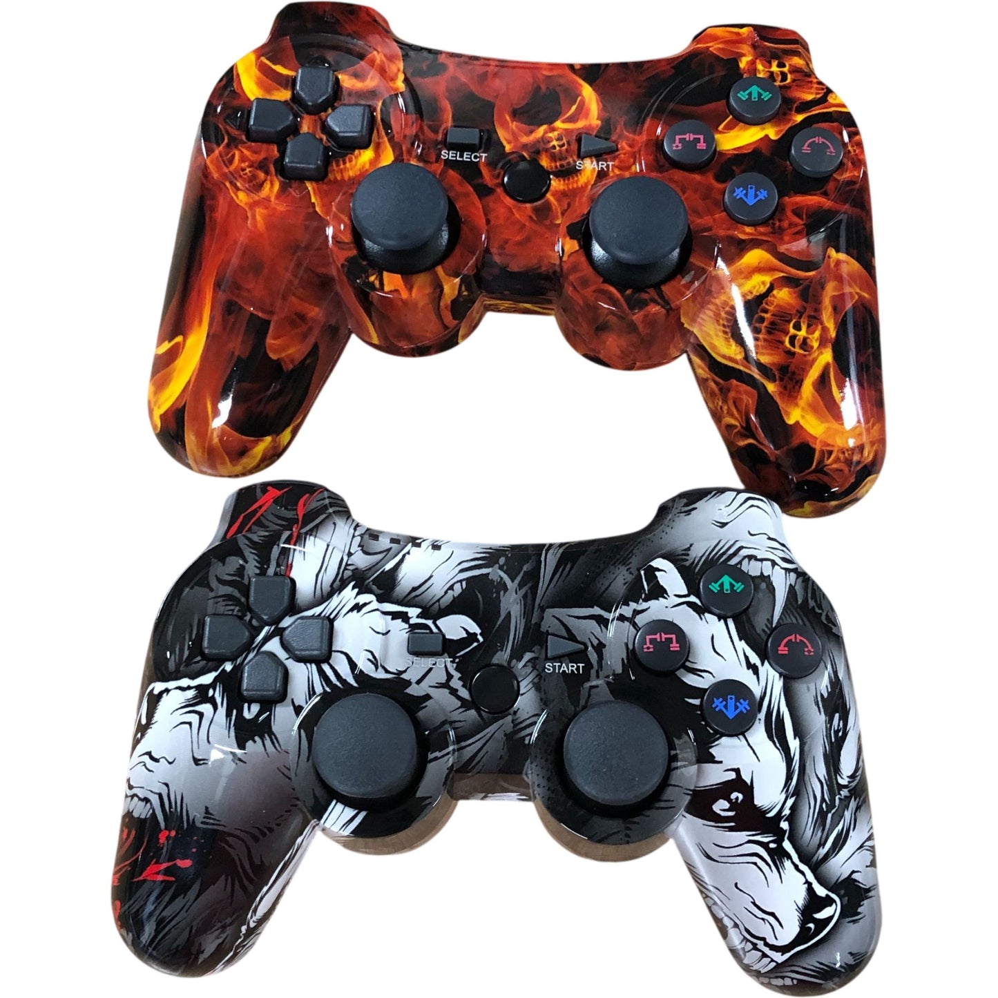 Wireless PS3 Controllers Ergonomic Design Rechargeable Battery Joystick 360