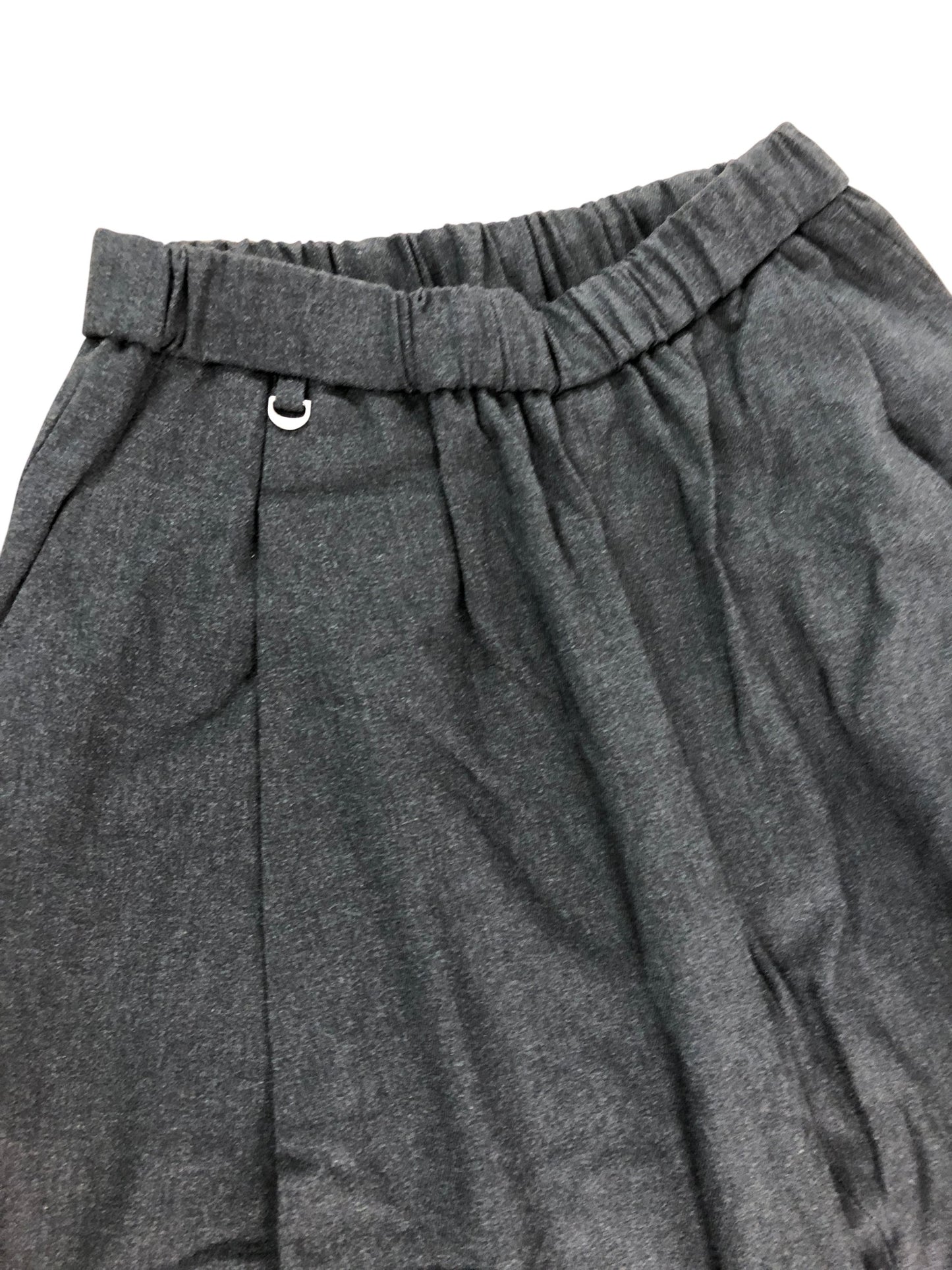 Lieu Homme Size 1 M Women's Trousers Grey Rayon Polyester Relaxed Fit