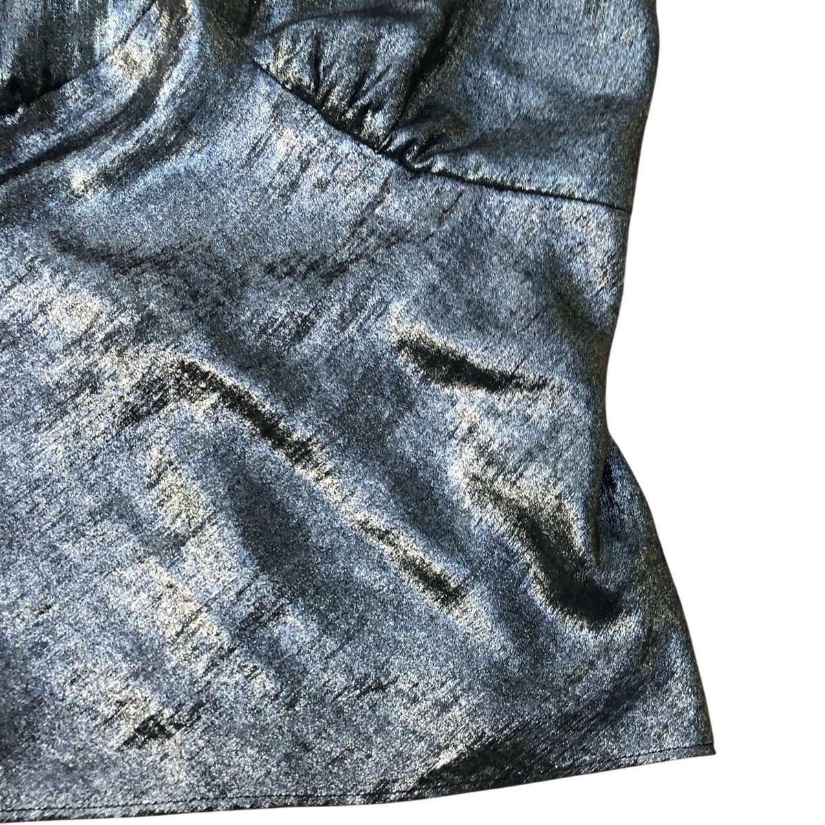 River Island Metallic Effect Camisole Top Size 12