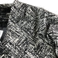 River Island UK6 Women's Cropped Jacket Black White Pattern Long Sleeve