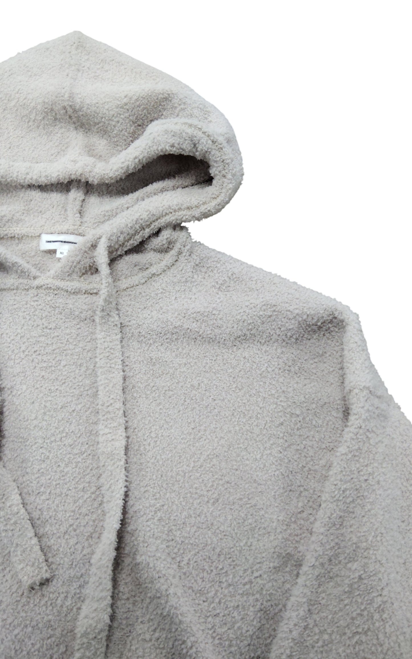 Extra Large Womans Soft Fleece Hoodie Natural Beige Comfort