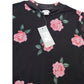River Island Floral Print Long Sleeve Top Size 5 Years Girls Black Pink