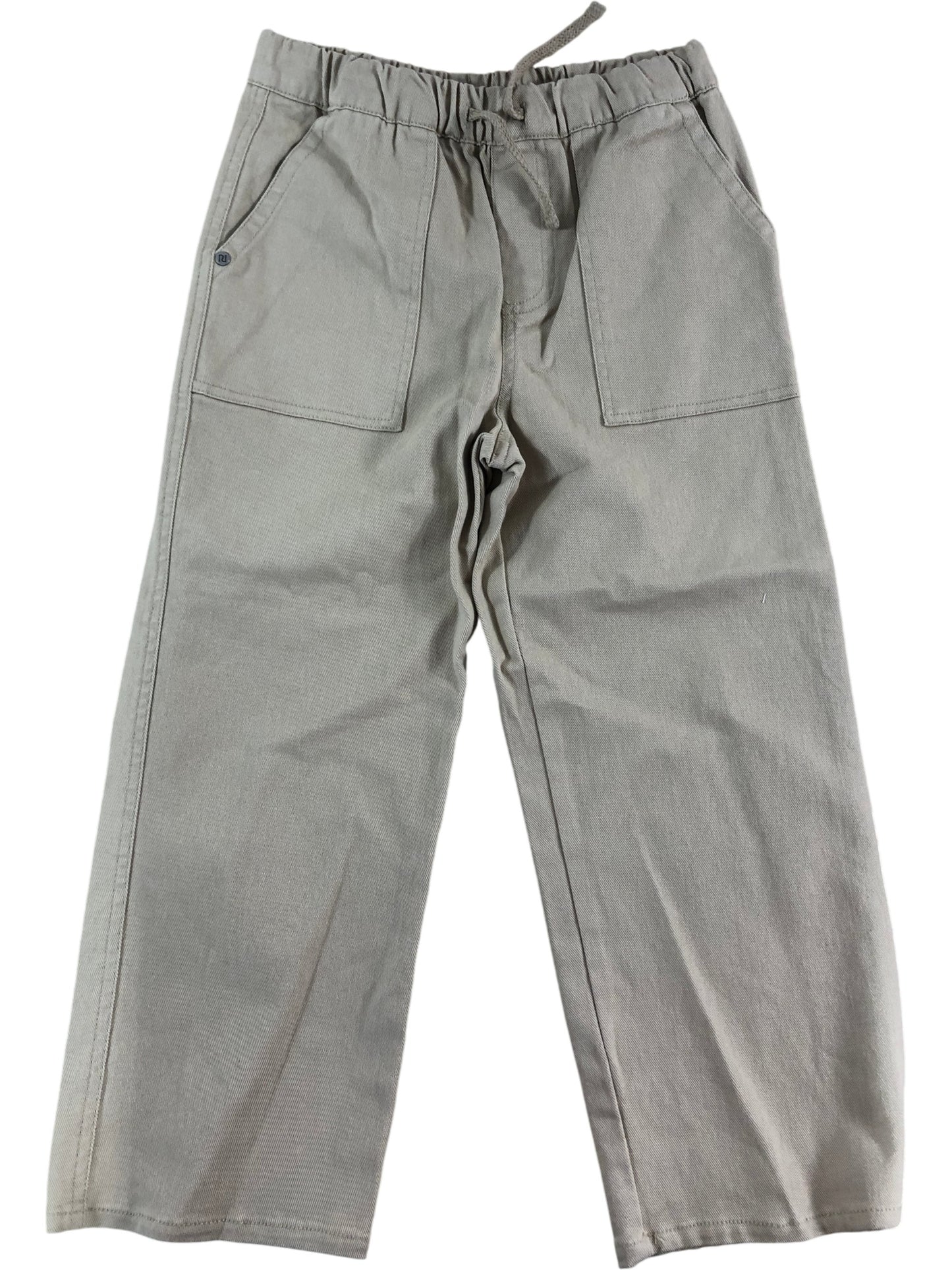 River Island Chinos 7 8 Years Boys Trousers Beige Casual Elasticated Waist