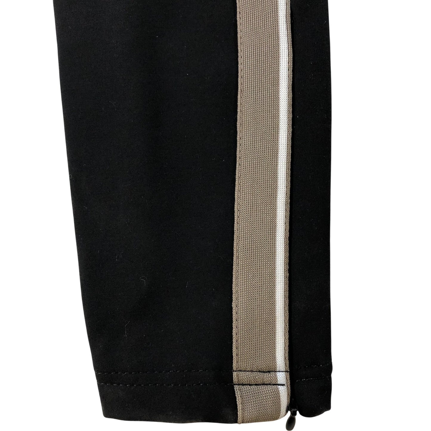Women's Black Trousers Slim Fit Panel Design UK8