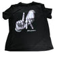 Manfinity Black Graphic T-Shirt Code Of Silence Men's Short Sleeve XXL