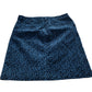 Women’s Skirt Size 14 Cotton Blend Blue Print Knee Length Casual