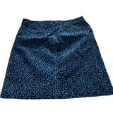 Women’s Skirt Size 14 Cotton Blend Blue Print Knee Length Casual