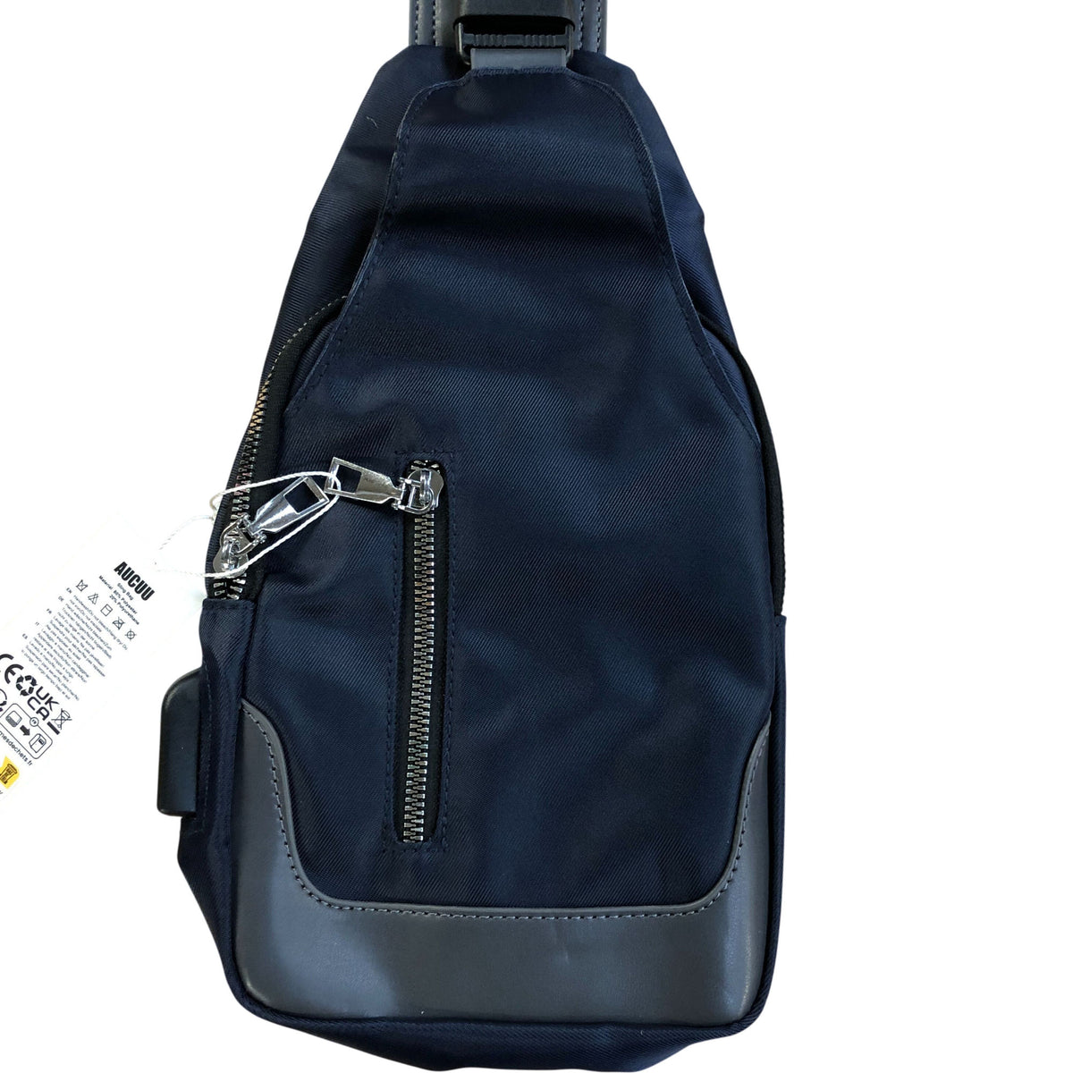 Aucuu Sling Backpack Bag Dark Blue Lightweight Unisex