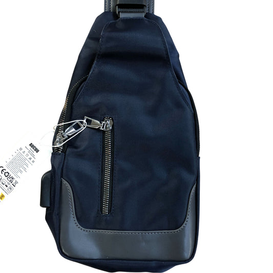 Aucuu Sling Backpack Bag Dark Blue Lightweight Unisex