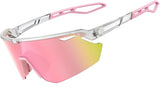 Lamicall Cycling Sunglasses BCPE02-TP Transparent Pink UV Protection