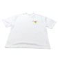 River Island Oversized Fit T-Shirt M Mens White Lemon Logo Casual Top