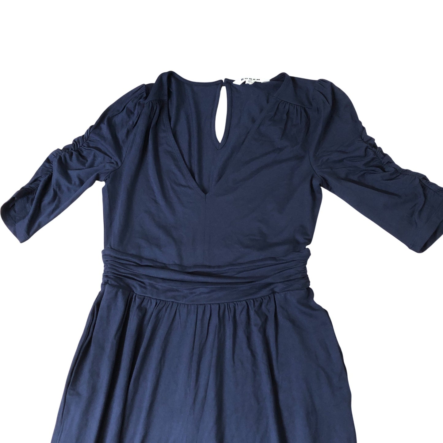 Jumpsuit Women's Navy Blue Flared Sleeve Elegant Design UK8
