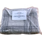 The White Company Pillow Case Grey Check Pattern 50 x 75cm