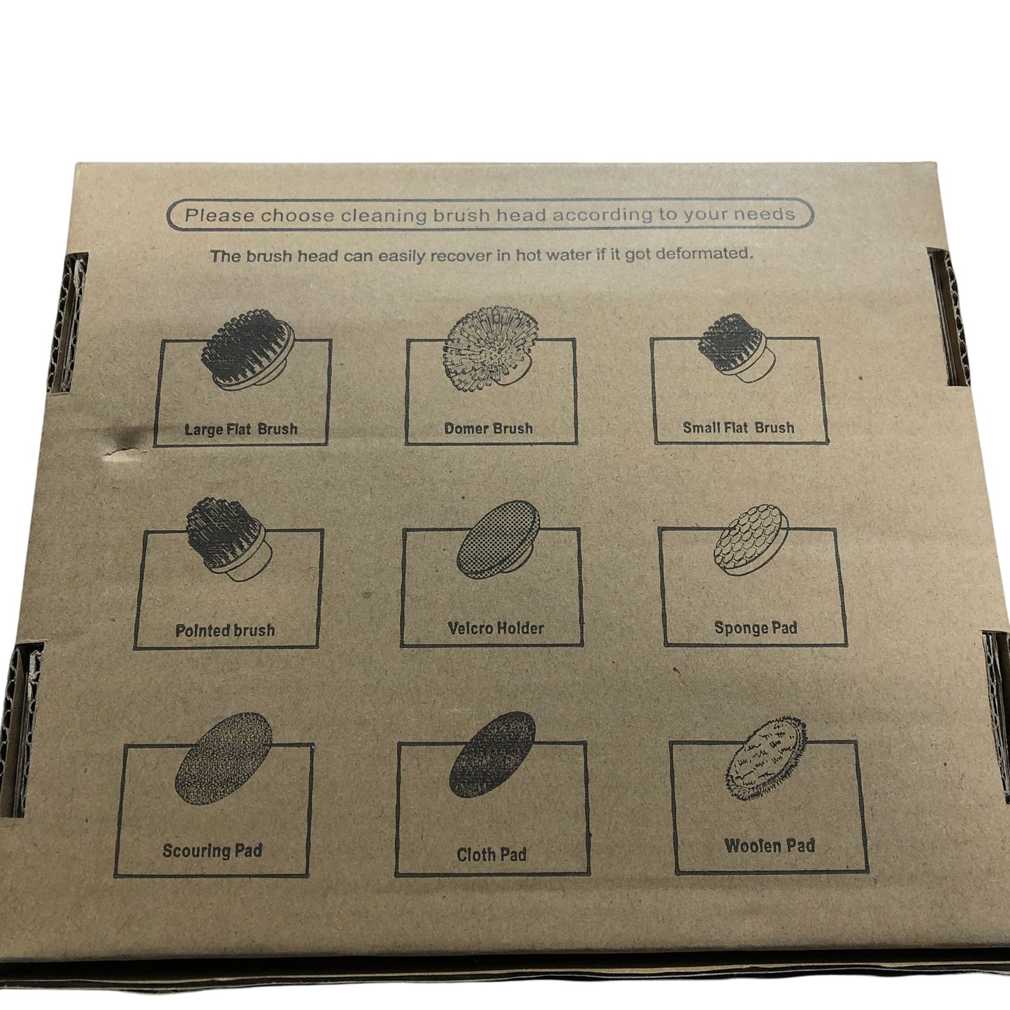 WHATOOK 9 In 1 Electric Spin Scrubber Replacement Brush Heads Compatible YMG 818