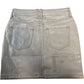 River Island Studios Metallic Skirt UK6 Women's Mini Style 100% Cotton