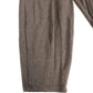 Trousers Beige Relaxed Wide Leg Fit Joggers Cotton Mix