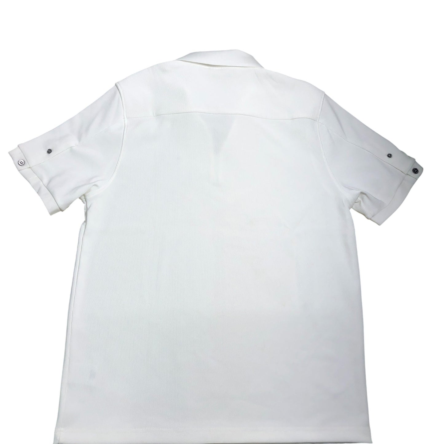 Luke 1977 Mainline Penrith Zip Neck Polo Shirt L Men's White