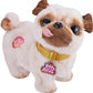 ZURU Pets Alive Poppy The Booty Shakin Pug Kids Toy Interactive Plush Animal