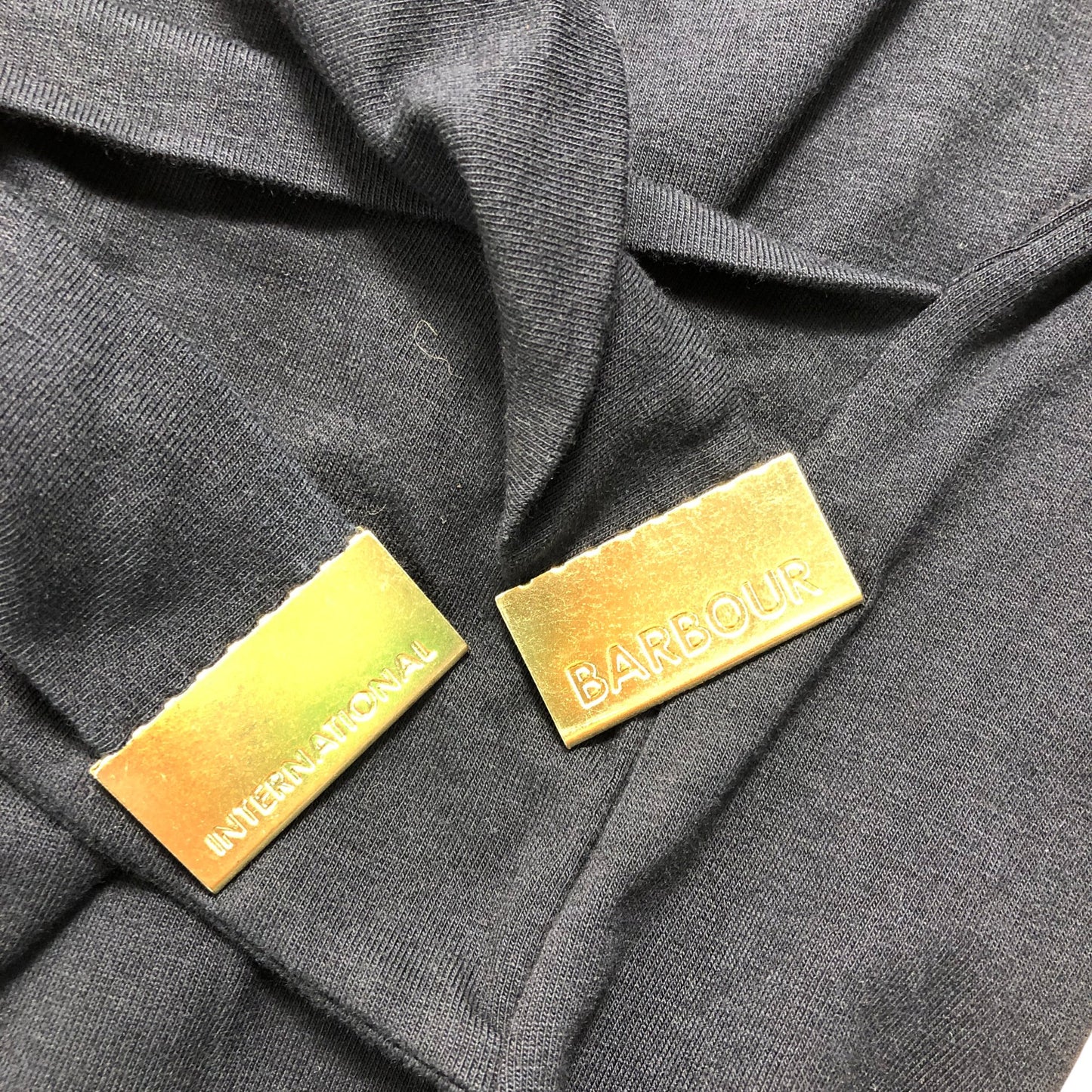 Barbour International Whitson Midi Dress UK12 Women's Black Cotton Casual Style