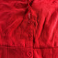 Dancing Leopard Red Button Up Playsuit Size 6 Women's Short Sleeve
