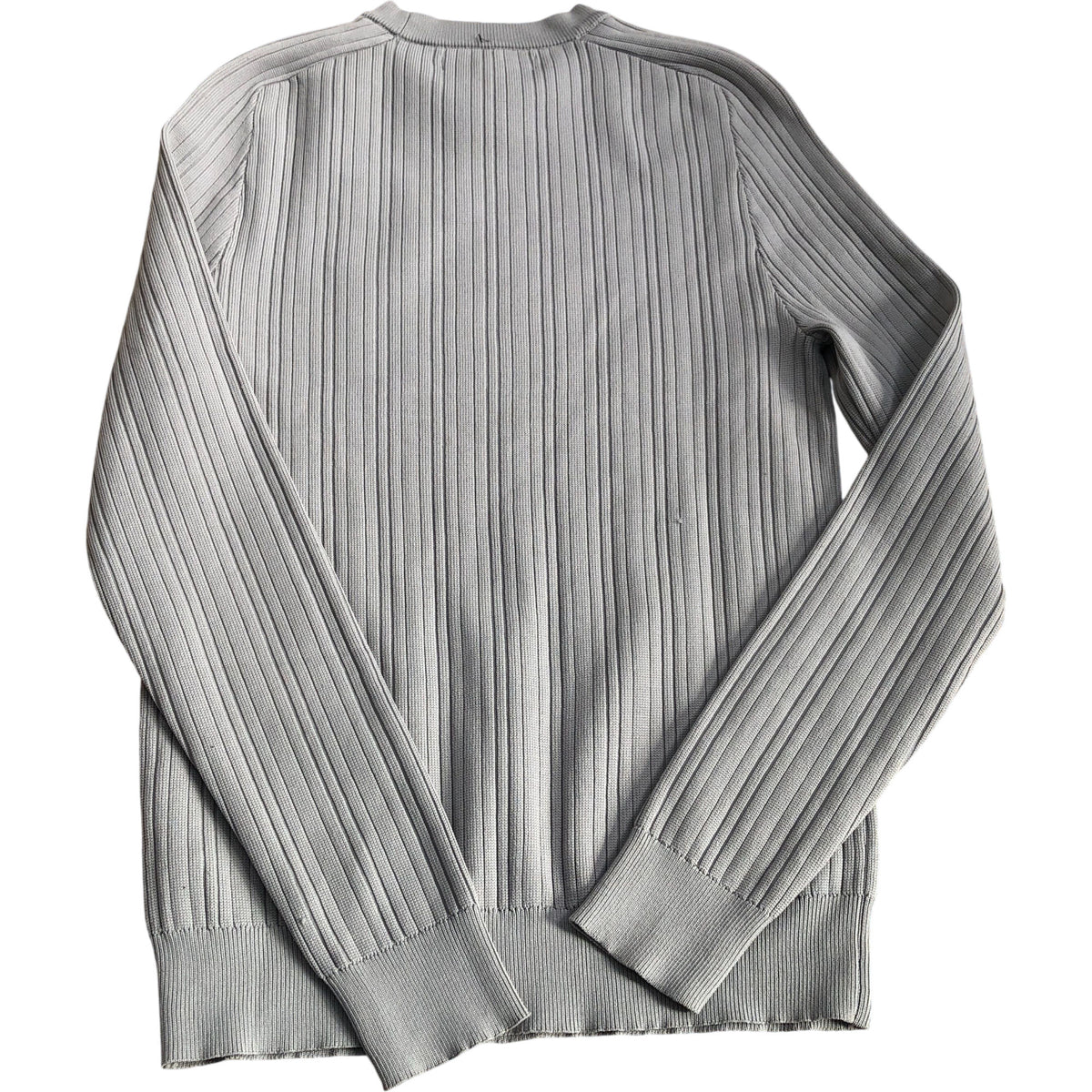 River Island Grey Ribbed Knit Sweater Pullover