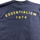 River Island Blue Essentialism 1974 Oversized Fit T-Shirt - Size Medium