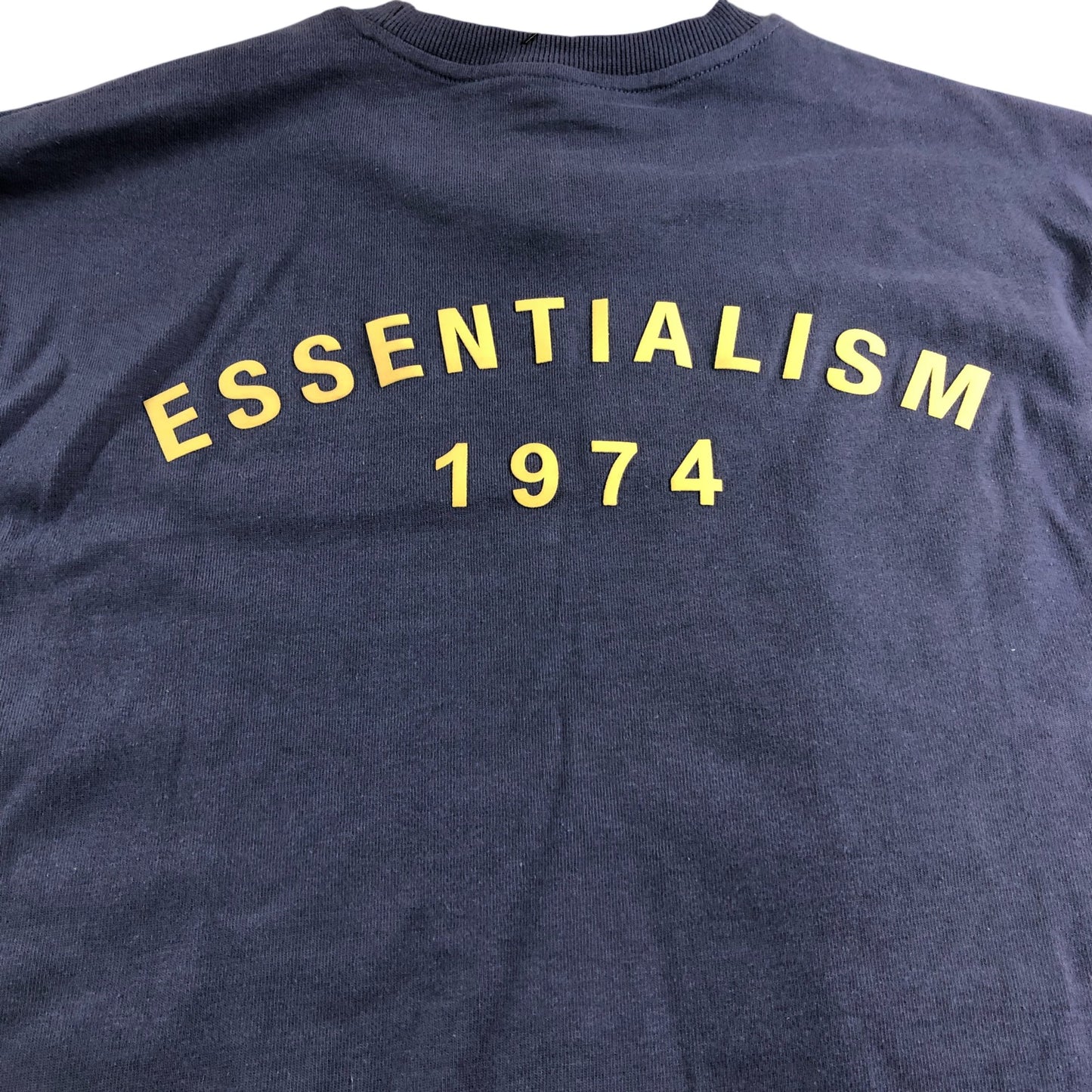 River Island Blue Essentialism 1974 Oversized Fit T-Shirt - Size Medium