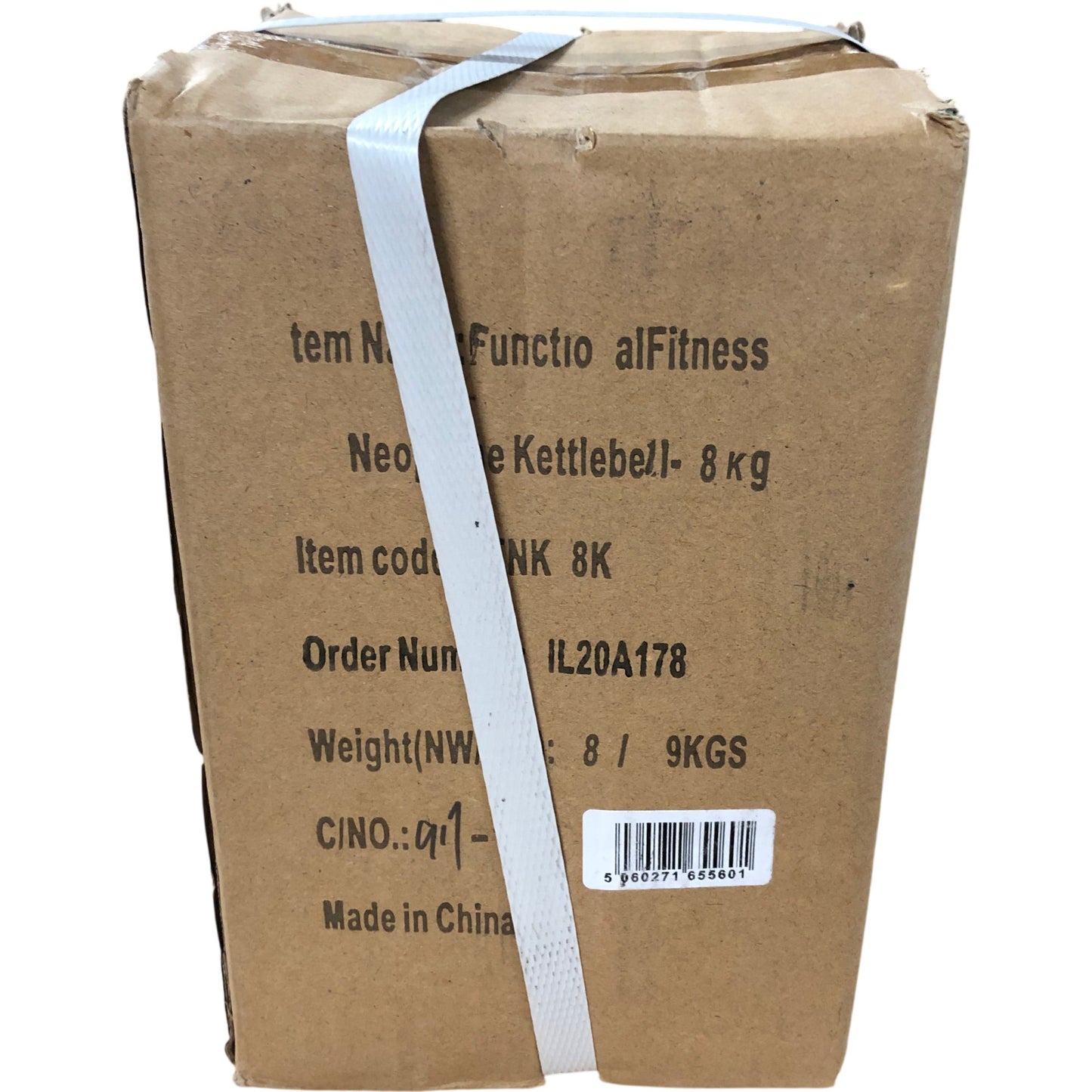 Functional Fitness Neoprene Kettlebell 8kg Heavy Weight Training Equipment Green