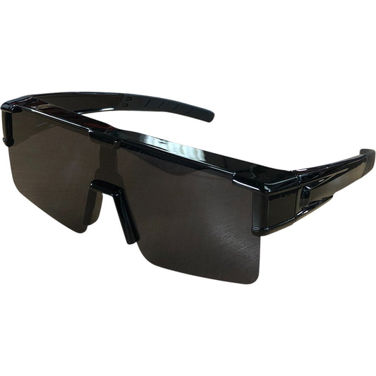 TianYesy Polarized Sunglasses Black Frame Gray Lenses Stylish UV Protection