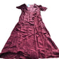 Baukjen Red Midi Dress Size UK14 Women's Short Sleeve Stylish