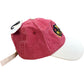 Baseball Cap Washed Red Adjustable Cotton Blend Casual Hat