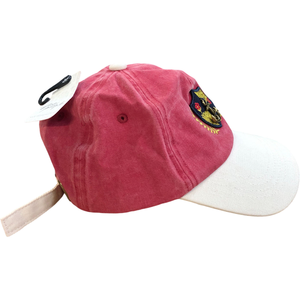 Baseball Cap Washed Red Adjustable Cotton Blend Casual Hat