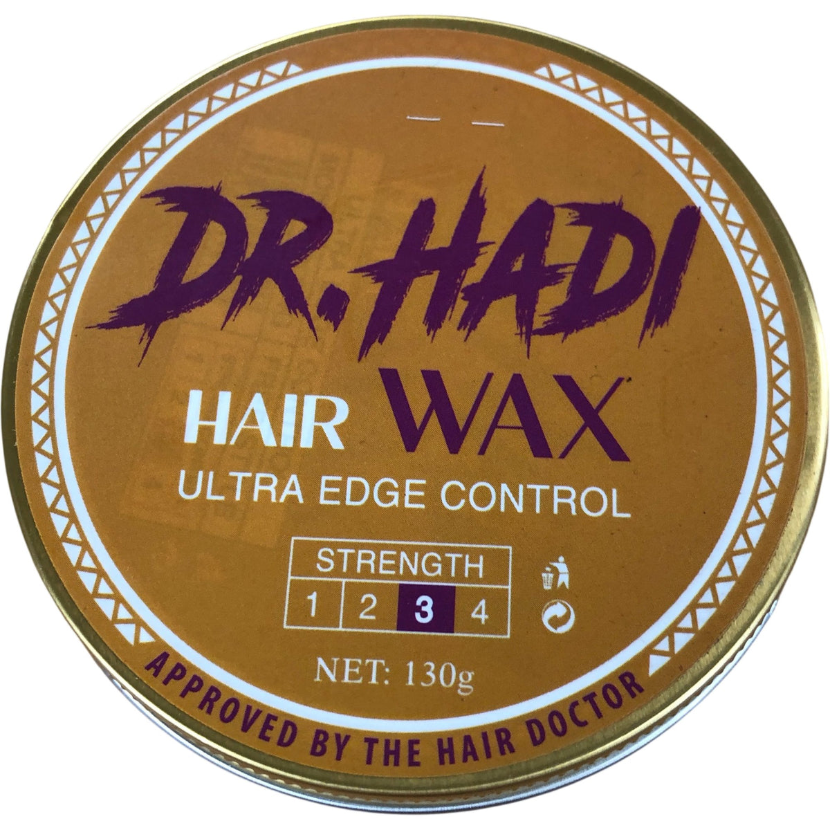 Dr Hadi Hair Wax Ultra Edge Control 130g Strong Hold Styler Pack of 2