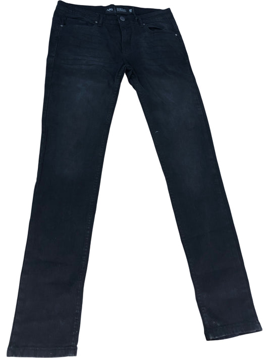 AVANT GARDE Skinny Jeans 34W 32L Women's Black Stretch Denim