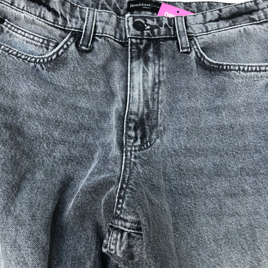 Rivers Island Men's Size 34 Grey Denim Straight Leg Jeans New with Tags