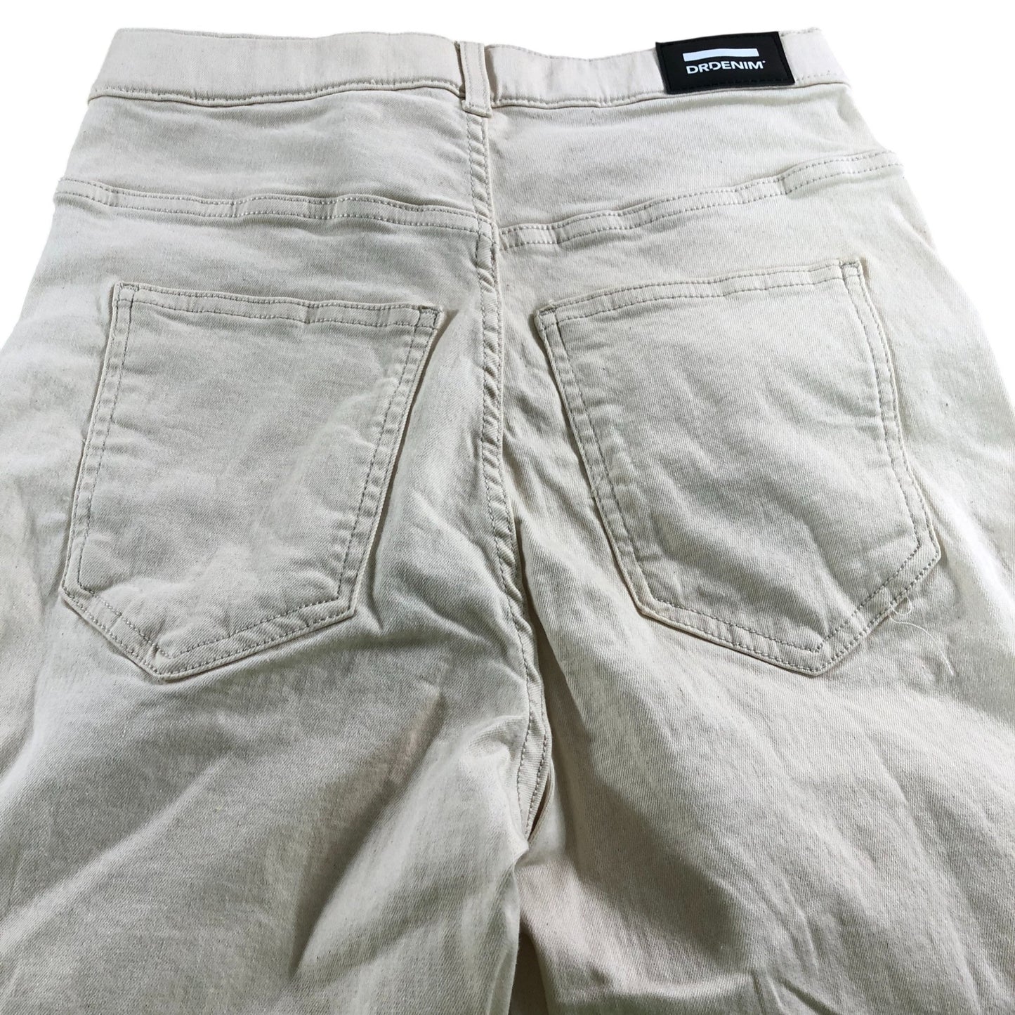 Dr Denim Moxy Straight Trousers M32 Men's Lightweight Beige Cotton Blend