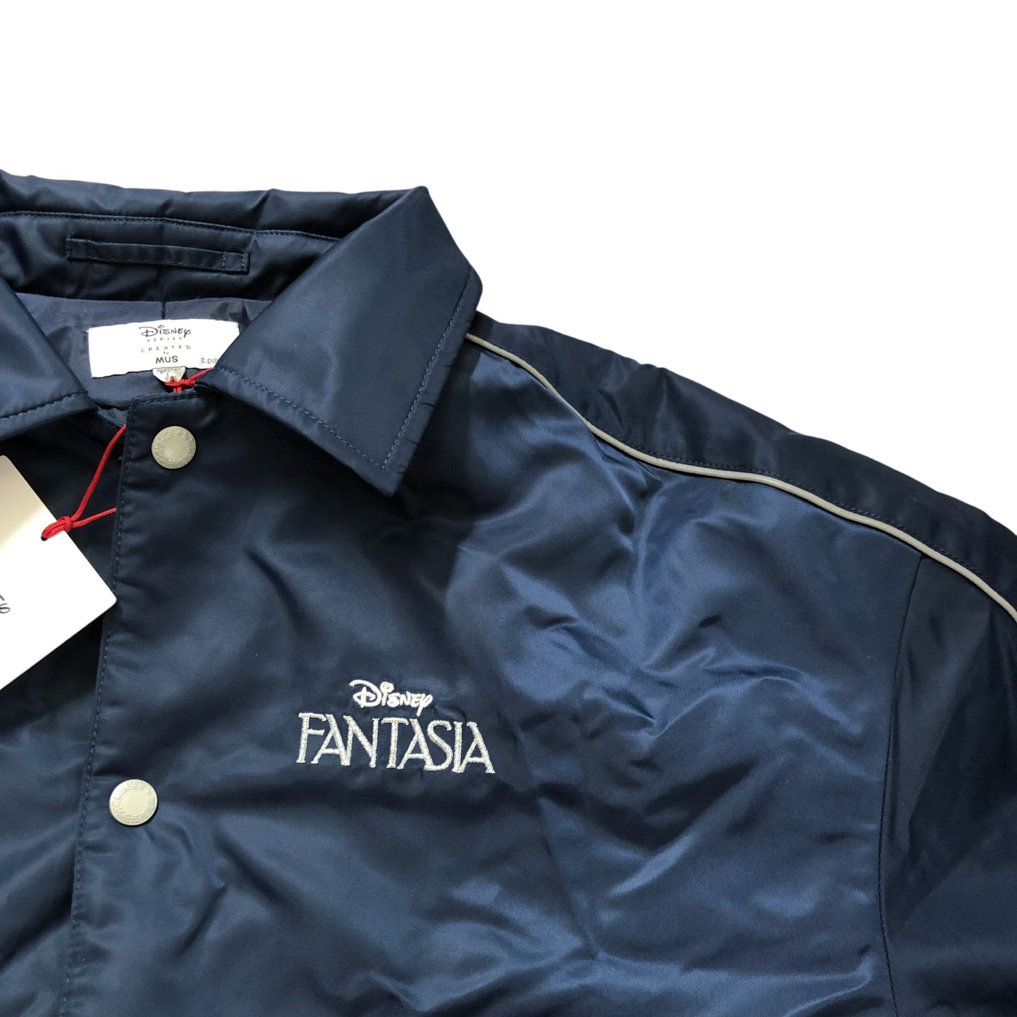 MUS Fantasia Mickey Mouse Bomber Jacket One Size Free Navy Blue