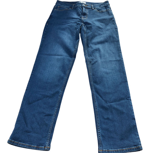 Jeans Men's Organic Cotton Regular Fit Size 12 Dark Blue Stretch